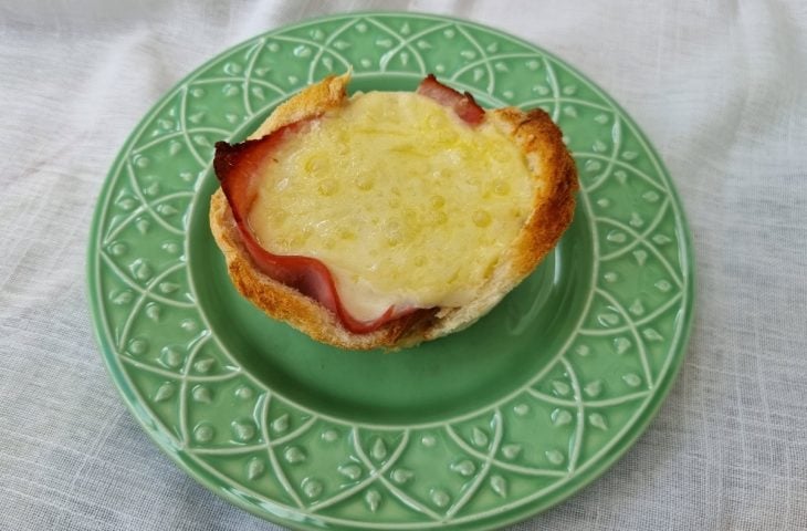 Muffin de croque madame