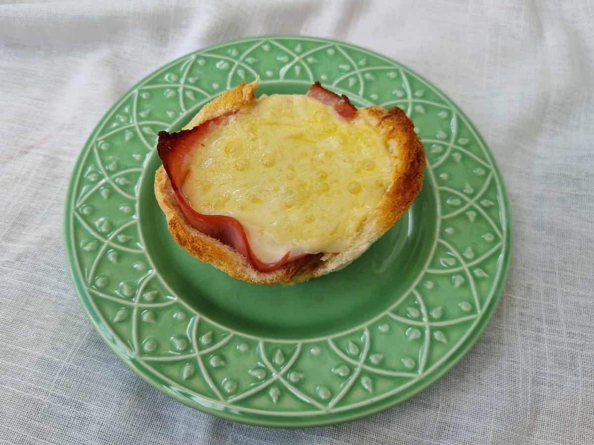 Muffin de croque madame