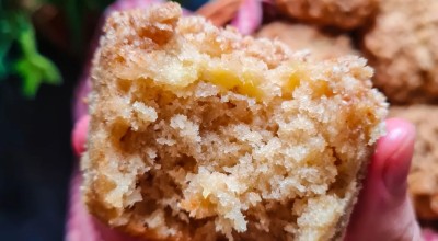 Muffin de crumble de banana