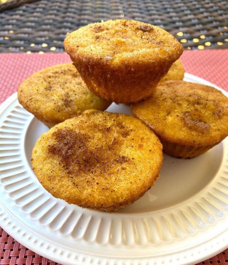 Muffin de fubá sem glúten