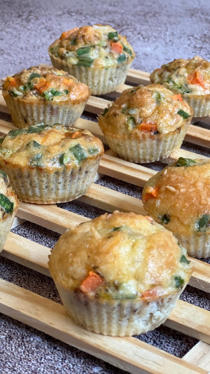 Muffin de legumes low carb