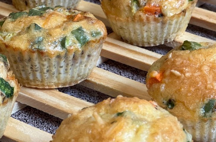 Muffin de legumes low carb