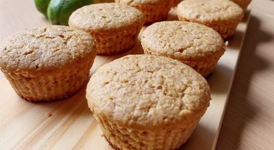 Muffin de limão vegano