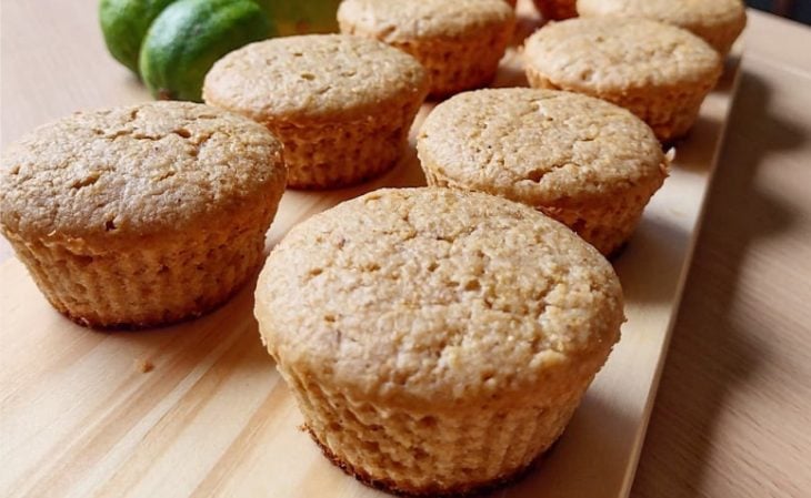 Muffin de limão vegano