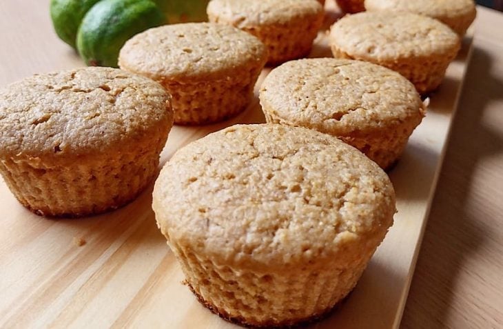 Muffin de limão vegano