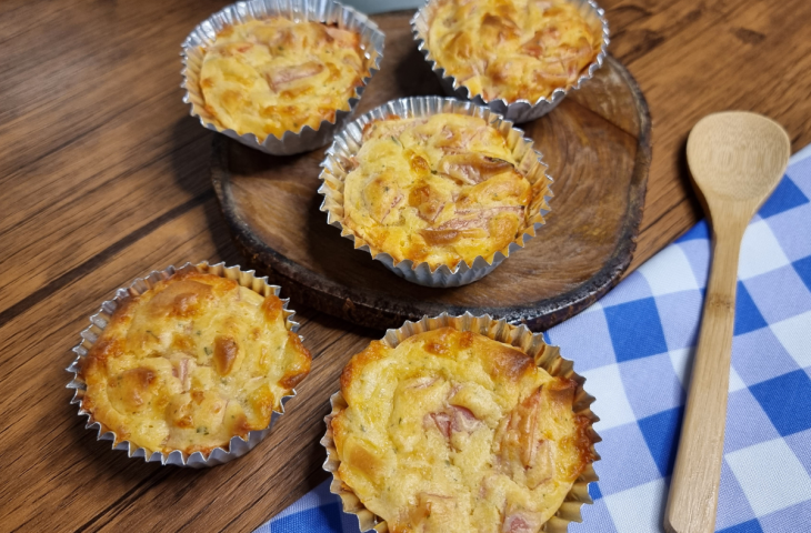 Muffin de pizza fácil