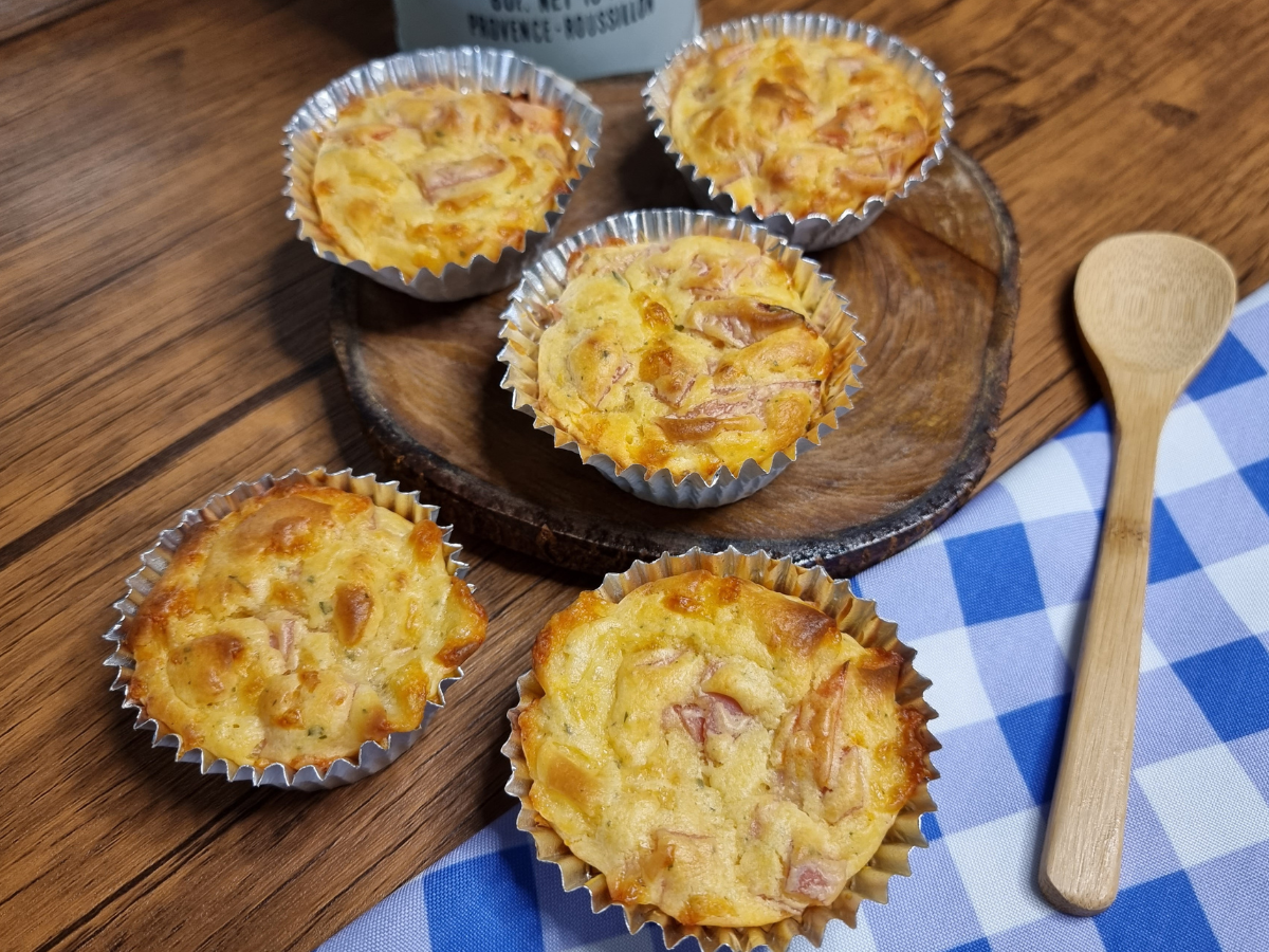 Muffin de pizza fácil