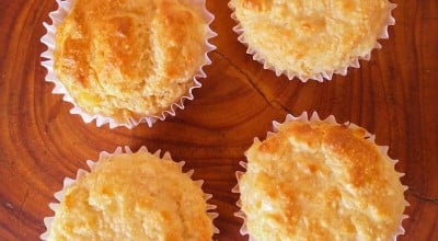 Muffin de queijo saudável