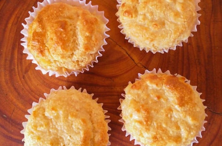 Muffin de queijo saudável