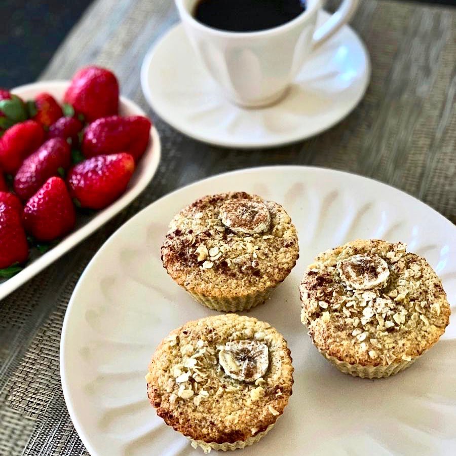 Muffin funcional de banana