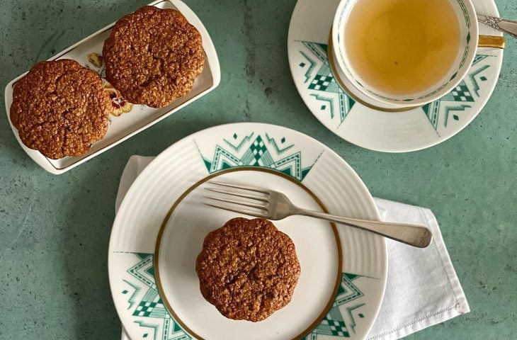 Muffin sem glúten com frutas secas