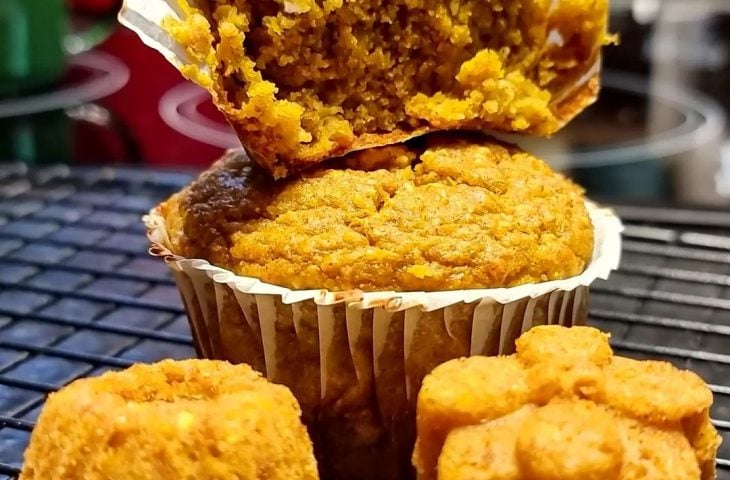 Muffins de abóbora cabotiá