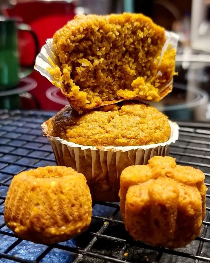 Muffins de abóbora cabotiá