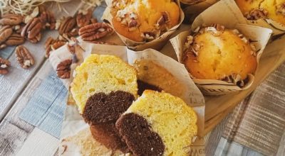 Muffins de abóbora com chocolate