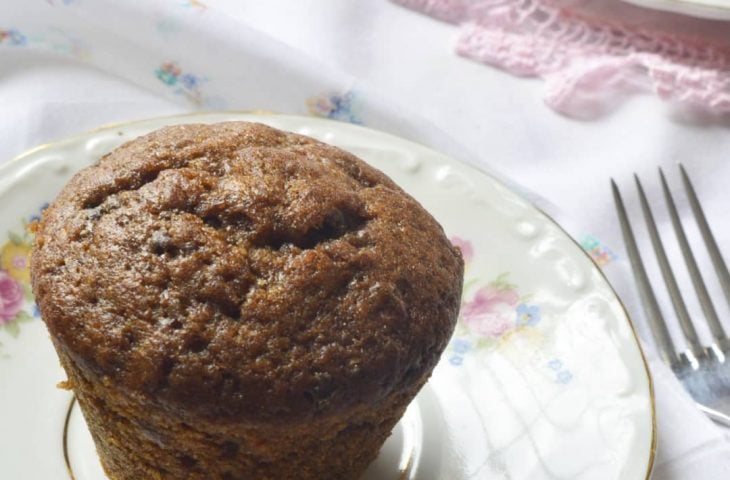 Muffins de banana com especiarias