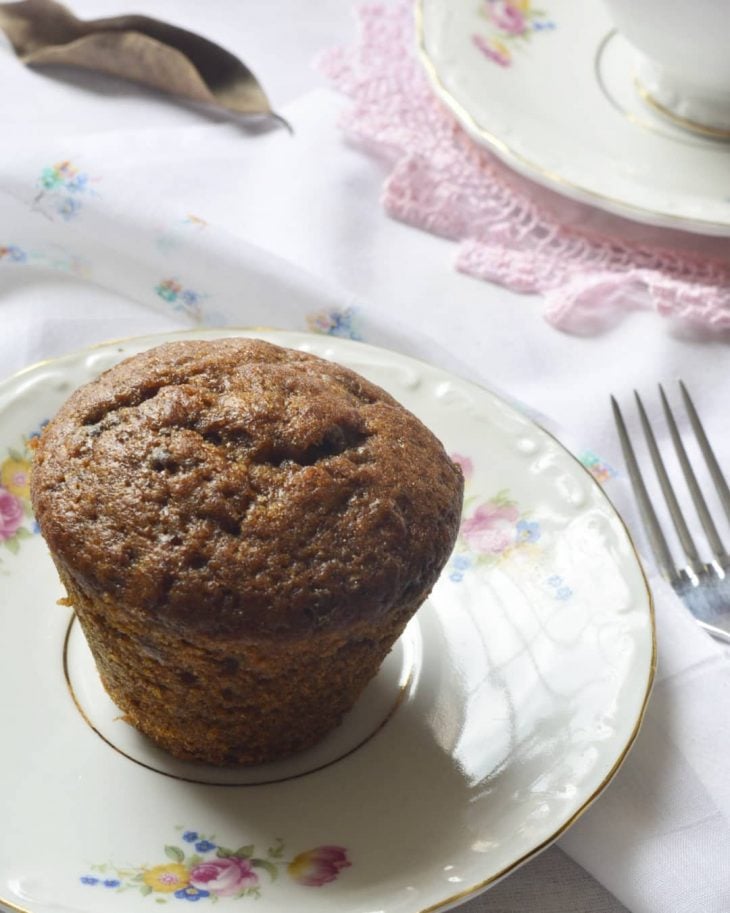 Muffins de banana com especiarias