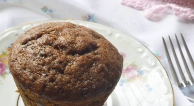 Muffin de banana com melado