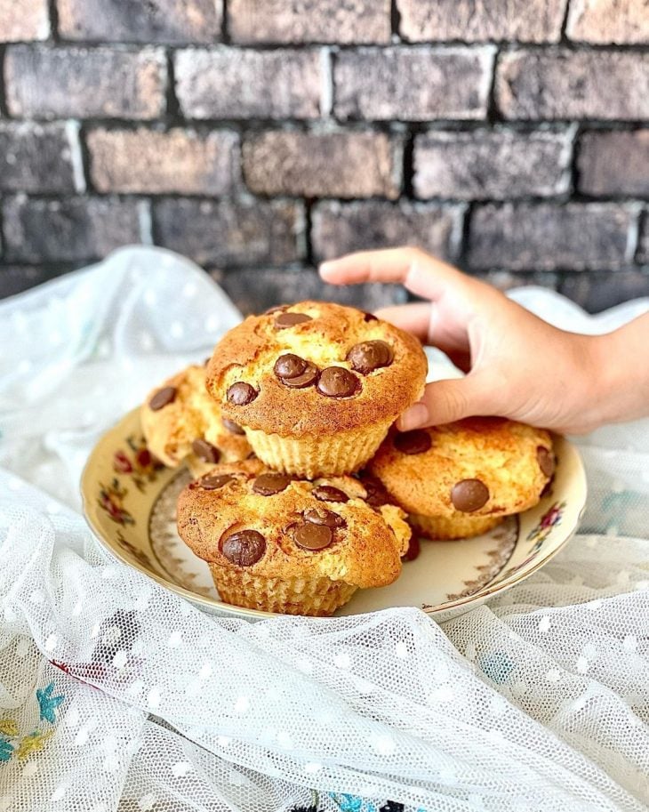 Muffins de leite Ninho e baunilha