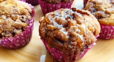 Muffins de nozes simples