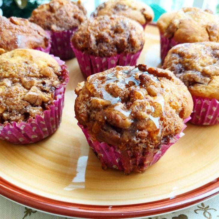 Muffins de nozes simples