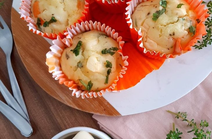 Muffins de palmito