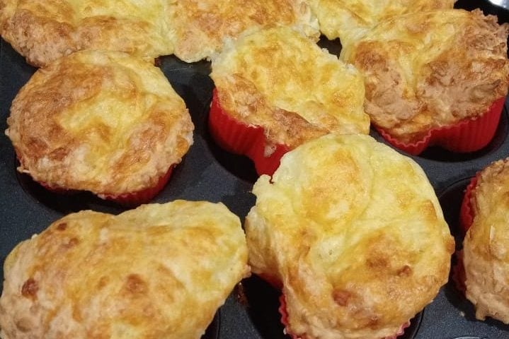 Muffins de pão de queijo