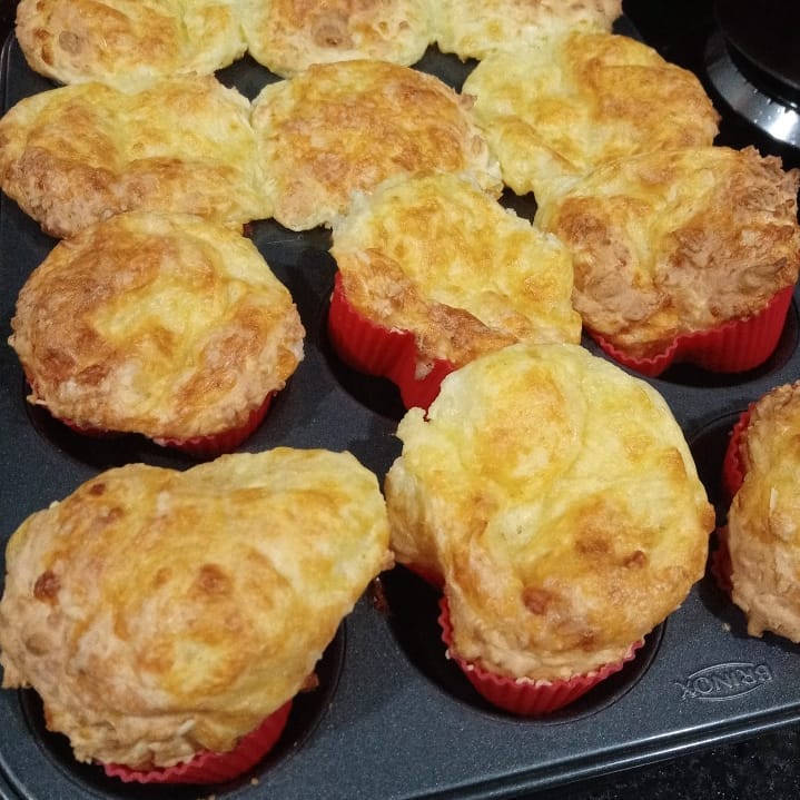 Muffins de pão de queijo