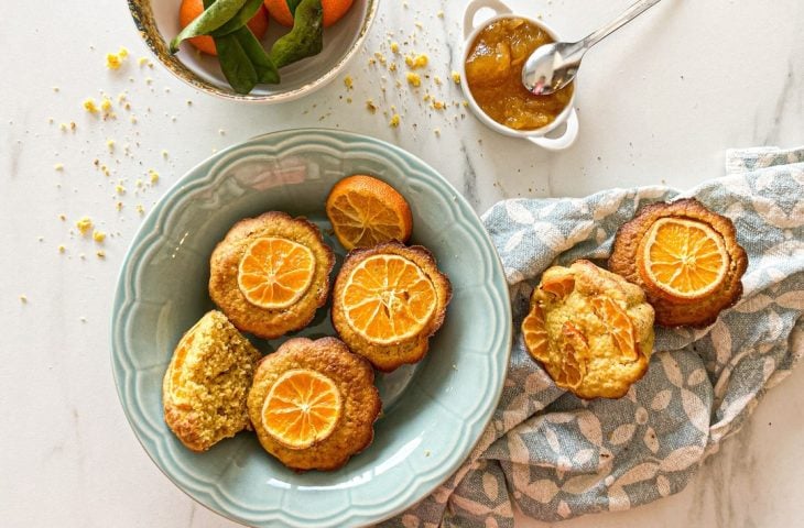 Muffins de tangerina