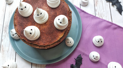 Naked cake chocolatudo de Halloween