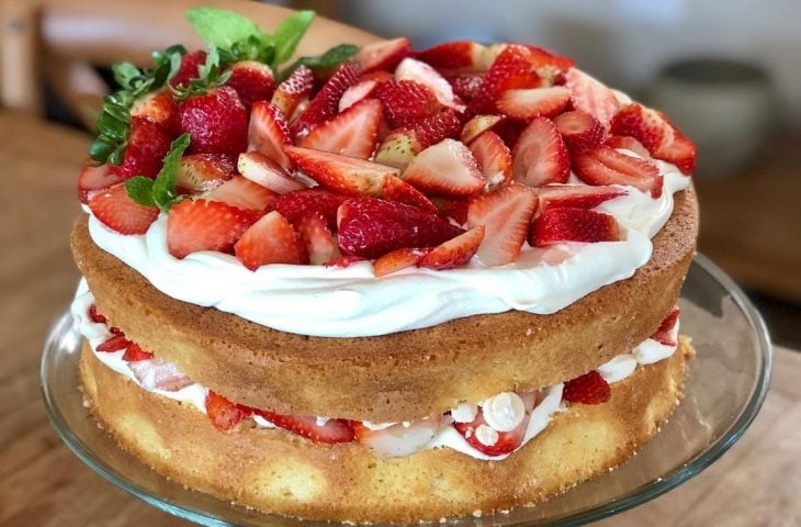 Naked cake de merengue