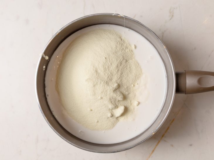 ingredientes para recheio quatro leites de bolo
