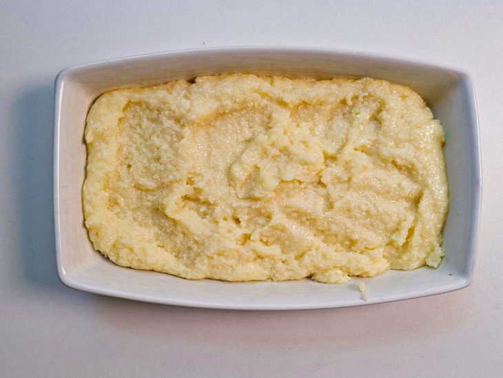 Massa transferida para recipiente.