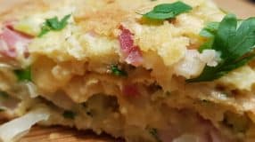 Omelete com amaranto
