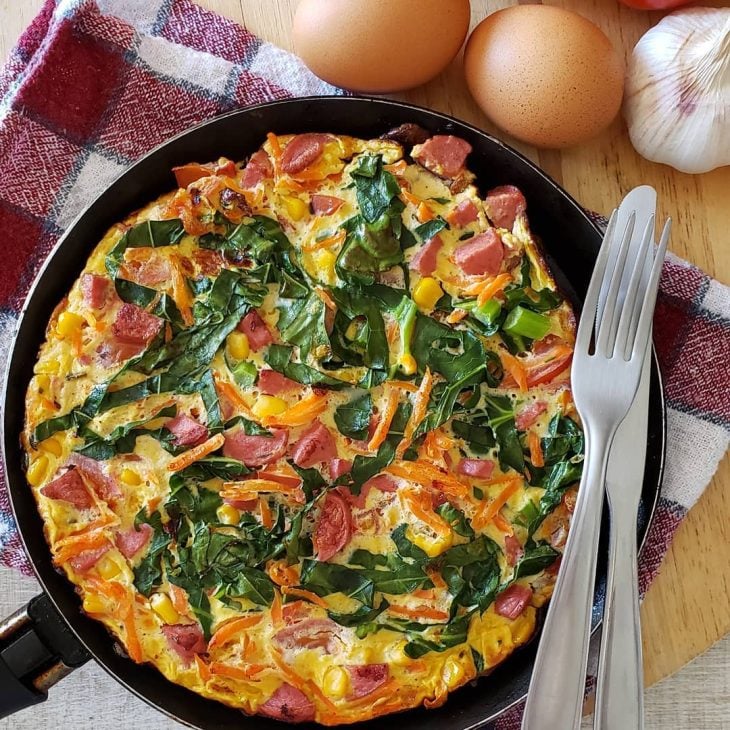 Omelete cremoso