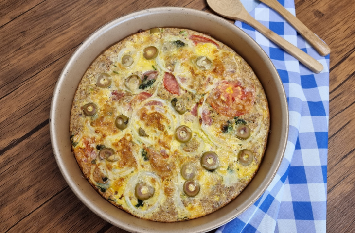 Omelete de forno com atum