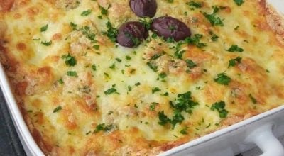 Omelete de forno com bacalhau
