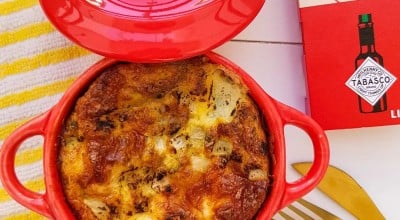 Omelete de forno com catupiry