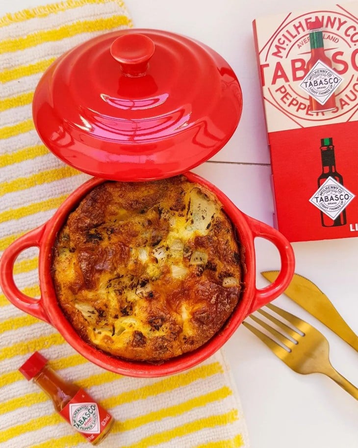 Omelete de forno com catupiry