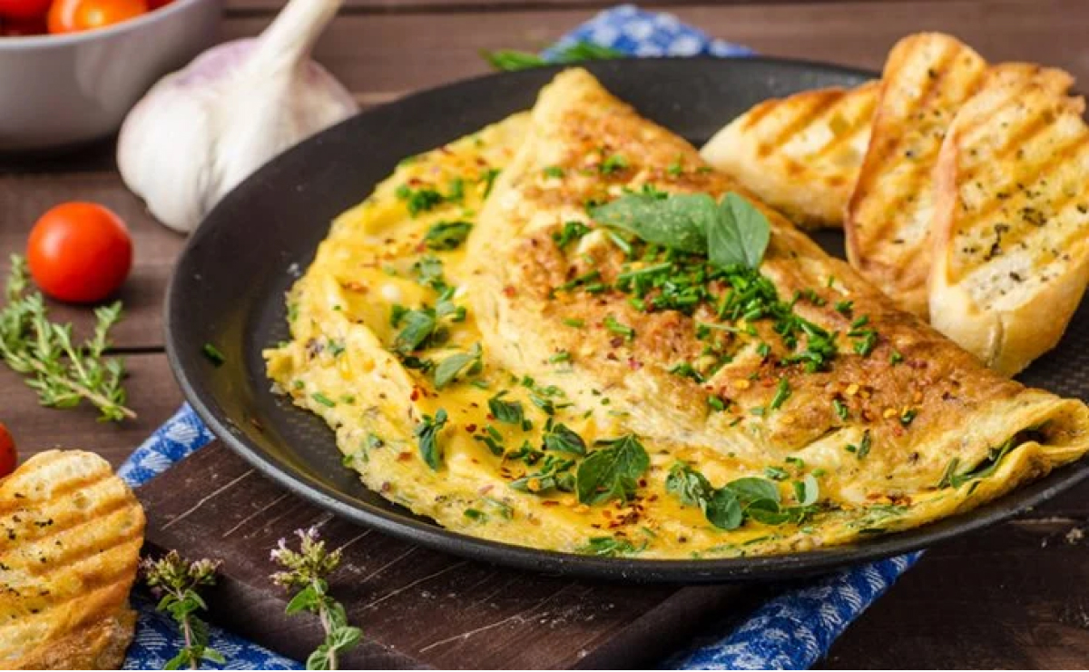 Omelete de Queijo grau Receitas