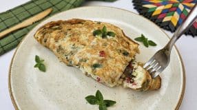 Omelete proteica