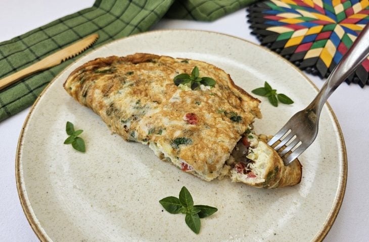 Omelete proteica