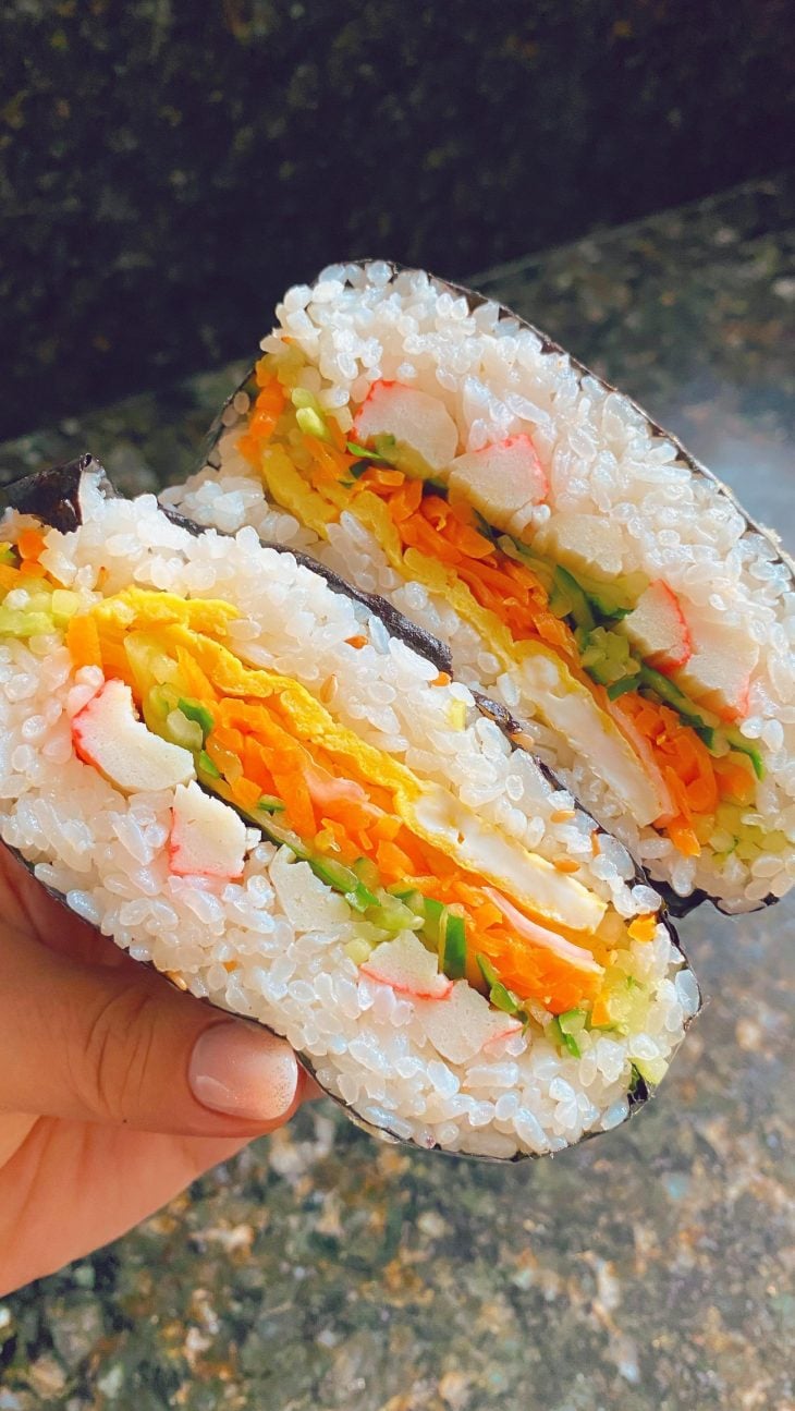 Onigirazu de kani