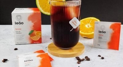Orange coffee com chá