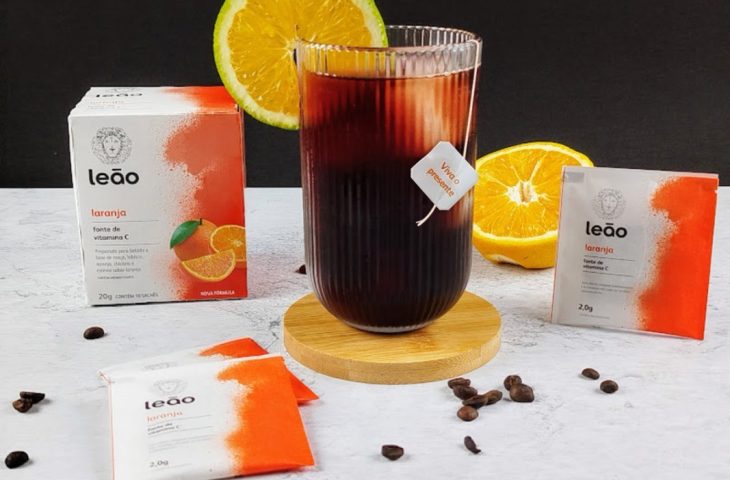 Orange coffee com chá