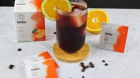 Orange coffee com chá