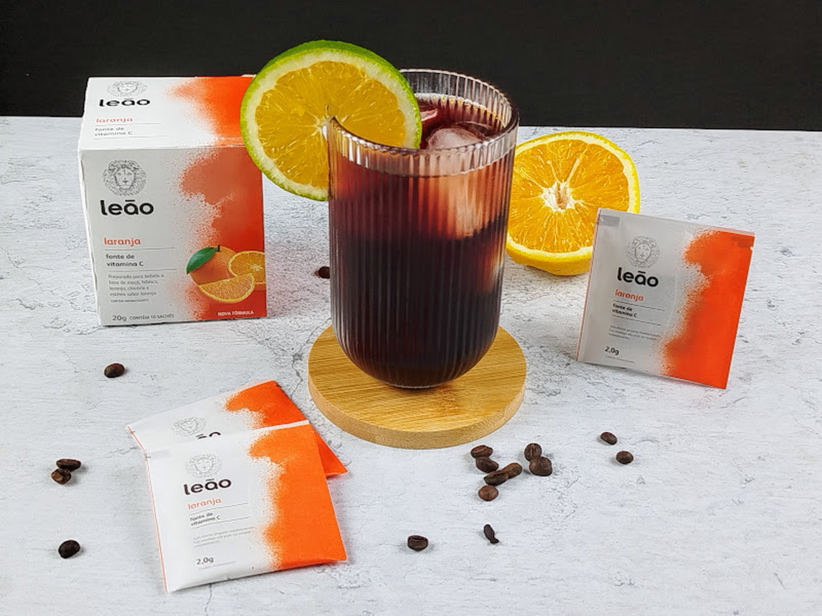 Orange coffee com chá