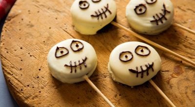 Oreos pops de Halloween
