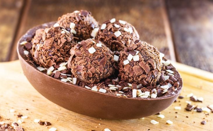 Ovo de Páscoa de caramelo