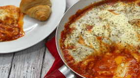 Ovos à parmegiana simples e rápido