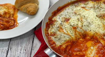 Ovos à parmegiana simples e rápido